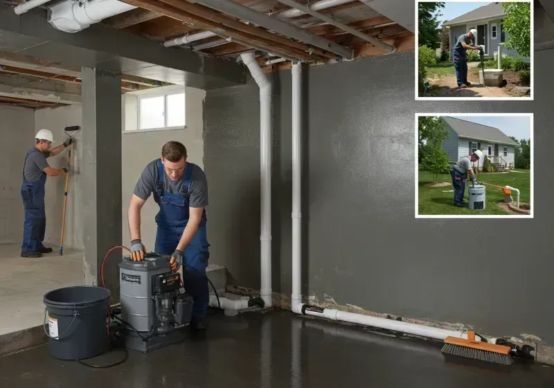 Basement Waterproofing and Flood Prevention process in Owensville, IN